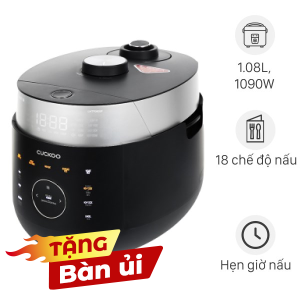 Nồi cơm áp suất cao tần Cuckoo 1.08 lít CRP-LHTR0609F/BKSIVNCV