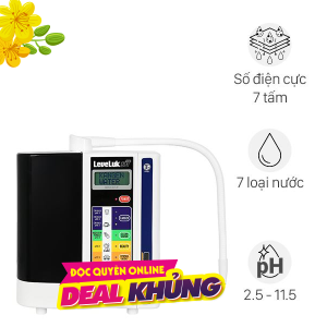 Máy lọc nước điện giải ion kiềm Kangen LeveLuk SD501 7 tấm điện cực